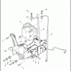 FLHTCU 1FC4 ULTRA CLASSIC (2008) REAR BRAKE LINES & MODULE - ABS