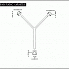 FLHTCUSE2 1PR8 CVO ULTRA CLASSIC (2007) CB / XM RADIO HARNESS