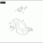 FXDSE2 1PS8 CVO DYNA (2008) Сиденье