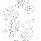 FLHTCU 1FC4 ULTRA CLASSIC (2008) Задний бампер
