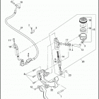 XR1200 1LA6 SPORTSTER 1200 (2008) REAR BRAKE MASTER CYLINDER - XR1200