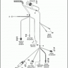 FXSTB 1JA5 NIGHT TRAIN (2008) WIRING HARNESS, MAIN - ALL MODELS EXCEPT FXCW / FXCWC (2...