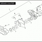 FXD 1GM4 DYNA SUPER GLIDE (2008) Передний суппорт