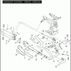 VRSCD 1HDH VRSCD NIGHT ROD (2008) EXHAUST SYSTEM - VRSCD, VRSCDA