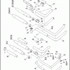 FLSTF 1BX5 FAT BOY (2008) EXHAUST SYSTEM - FLSTF, FLSTN & FLSTSB