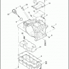 FLHRSE4 1PG8 CVO ROAD KING (2008) TRANSMISSION HOUSING, TOP COVER & OIL PAN
