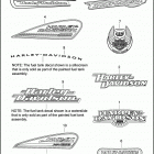 XL883C 4CP2 SPORTSTER 883 CUSTOM (2008) FUEL TANK TRIM