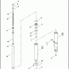 FLHTCUSE3 1PR8 CVO ULTRA CLASSIC (2008) FRONT FORK - TUBE ASSEMBLIES & SLIDERS