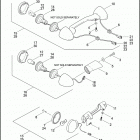 FXSTB 1JA5 NIGHT TRAIN (2008) REAR TURN SIGNALS - ALL MODELS EXCEPT FXCW & FXCWC