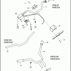 VRSCD 1HDH VRSCD NIGHT ROD (2008) HANDLEBAR & THROTTLE CONTROL