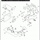 FLHTCUSE3 1PR8 CVO ULTRA CLASSIC (2008) REAR TURN SIGNALS & LICENSE PLATE HOLDER