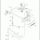 FXCW 1JJ5 ROCKER (2008) FUEL TANK - FXCW & FXCWC