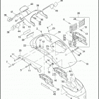 XL1200N 1CZ3 NIGHTSTER (2008) REAR FENDER & LICENSE PLATE BRACKET - 1200N (NON-JAPAN)