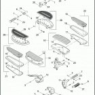 FXSTB 1JA5 NIGHT TRAIN (2008) FOOTRESTS & FOOTBOARDS