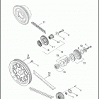 FXSTB 1JA5 NIGHT TRAIN (2008) BELTS, CHAINS, SPROCKETS