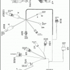 XL883 4CN2 SPORTSTER 883 (2008) WIRING HARNESS, MAIN - 883 / C / L / R, 1200C / L / N / ...