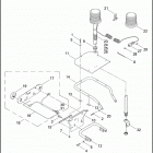 FLHTP 1FMM ELECTRA GLIDE STANDARD POLICE (2008) STROBE LAMPS - REAR LICENSE PLATE HOLDER