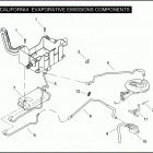 FLHTCUSE3 1PR8 CVO ULTRA CLASSIC (2008) CALIFORNIA EVAPORATIVE EMISSIONS COMPONENTS