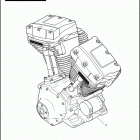 FXDSE2 1PS8 CVO DYNA (2008) ENGINE ASSEMBLY