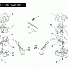 FXDC 1GV4 DYNA SUPER GLIDE CUSTOM (2007) HANDLEBAR SWITCHES