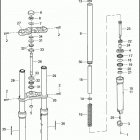 VRSCD 1HDZ VRSCD NIGHT ROD (2007) FRONT FORK - VRSCA, VRSCD, VRSCDX, VRSCX