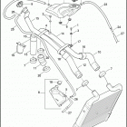 VRSCD 1HDZ VRSCD NIGHT ROD (2007) COOLANT HOSES  /  BOTTLE