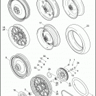 FXSTB 1JA5 NIGHT TRAIN (2007) Заднее колесо