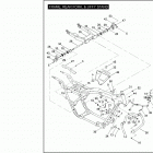 FLHRSE3 1PG8 CVO ROAD KING (2007) FRAME, REAR FORK, & JIFFY STAND