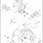 FLTR 1FS4 ROAD GLIDE (2007) SPEEDOMETER & TACHOMETER - FLTR