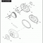 FXSTB 1JA5 NIGHT TRAIN (2007) Воздушный фильтр