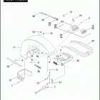 FLHTP 1FMM ELECTRA GLIDE STANDARD POLICE (2007) Переднее крыло