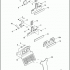 FXSTB 1JA5 NIGHT TRAIN (2007) LICENSE PLATE BRACKETS