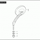 FXSTSSE 1PT9 CVO SOFTAIL SPRINGER (2007) Зеркало