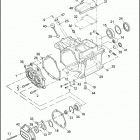 FXSTB 1JA5 NIGHT TRAIN (2007) TRANSMISSION HOUSING