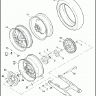 VRSCD 1HDZ VRSCD NIGHT ROD (2007) Заднее колесо