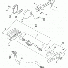 FLHTP 1FMM ELECTRA GLIDE STANDARD POLICE (2007) TAIL LAMP & REAR TURN SIGNALS