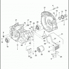 FLHTP 1FMM ELECTRA GLIDE STANDARD POLICE (2007) CRANKCASE & ENGINE - OIL FILTER & COOLER 103  ™