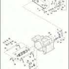 FXSTSSE 1PT9 CVO SOFTAIL SPRINGER (2007) GEAR SHIFTER