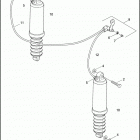 FLHTCUSE2 1PR8 CVO ULTRA CLASSIC (2007) REAR SHOCK ABSORBERS & AIR SUSPENSION SYSTEM