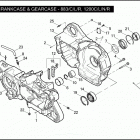 XL1200N 1CZ3 NIGHTSTER (2007) CRANKCASE & GEARCASE