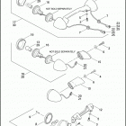 FXSTB 1JA5 NIGHT TRAIN (2007) REAR TURN SIGNALS