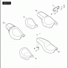 FXDC 1GV4 DYNA SUPER GLIDE CUSTOM (2007) SEATS
