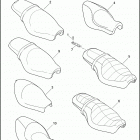 XL883C 4CP2 SPORTSTER 883 CUSTOM (2007) SEATS