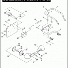 FLHTCUSE2 1PR8 CVO ULTRA CLASSIC (2007) REAR TURN SIGNALS & LICENSE PLATE HOLDER