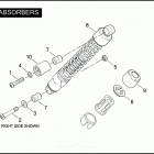 XL883R 4CS2 SPORTSTER 883R (2007) SHOCK ABSORBERS