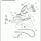 FLHTCUSE2 1PR8 CVO ULTRA CLASSIC (2007) FUEL TANK CONSOLE