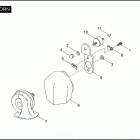FLHTP 1FMM ELECTRA GLIDE STANDARD POLICE (2007) Клаксон