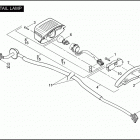 XL883L 4CR2 SPORTSTER XL883 LOW (2007) Задний фонарь