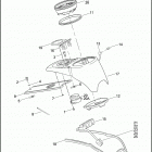 FXDC 1GV4 DYNA SUPER GLIDE CUSTOM (2007) INSTRUMENTS - FXDC & FXDWG