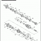 FLHTP 1FMM ELECTRA GLIDE STANDARD POLICE (2007) TRANSMISSION GEARS